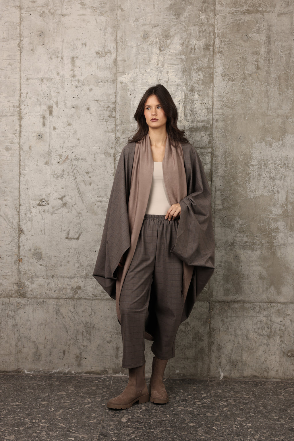 QMR-016- plaid wool