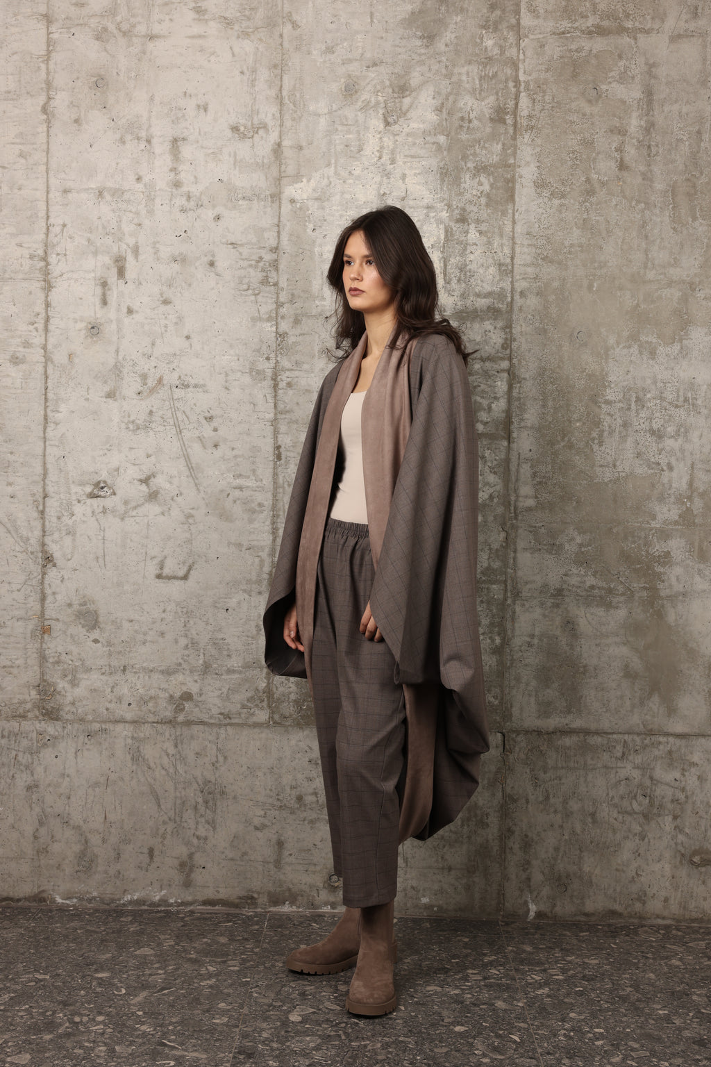 QMR-016- plaid wool