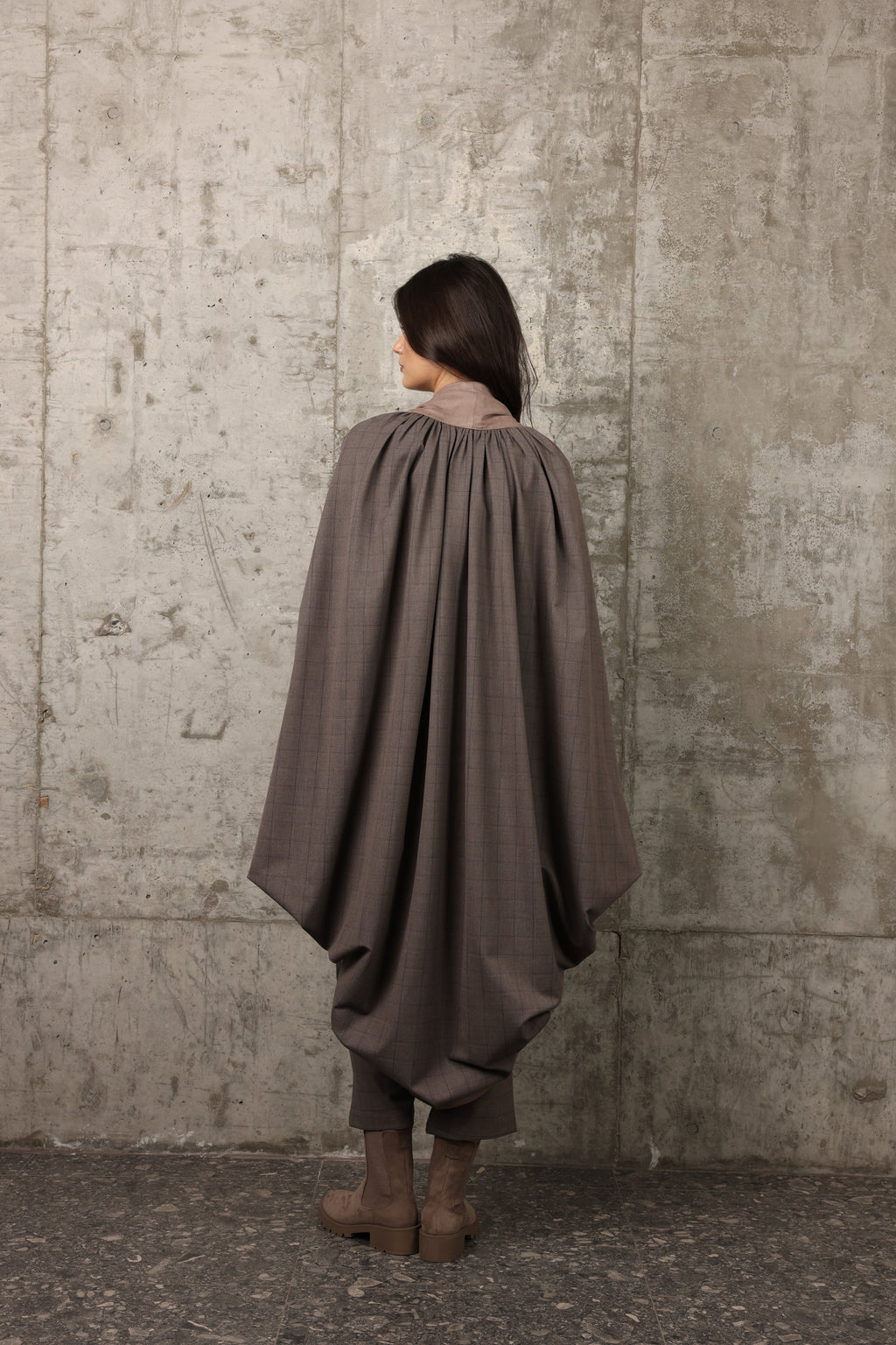 QMR-016- plaid wool