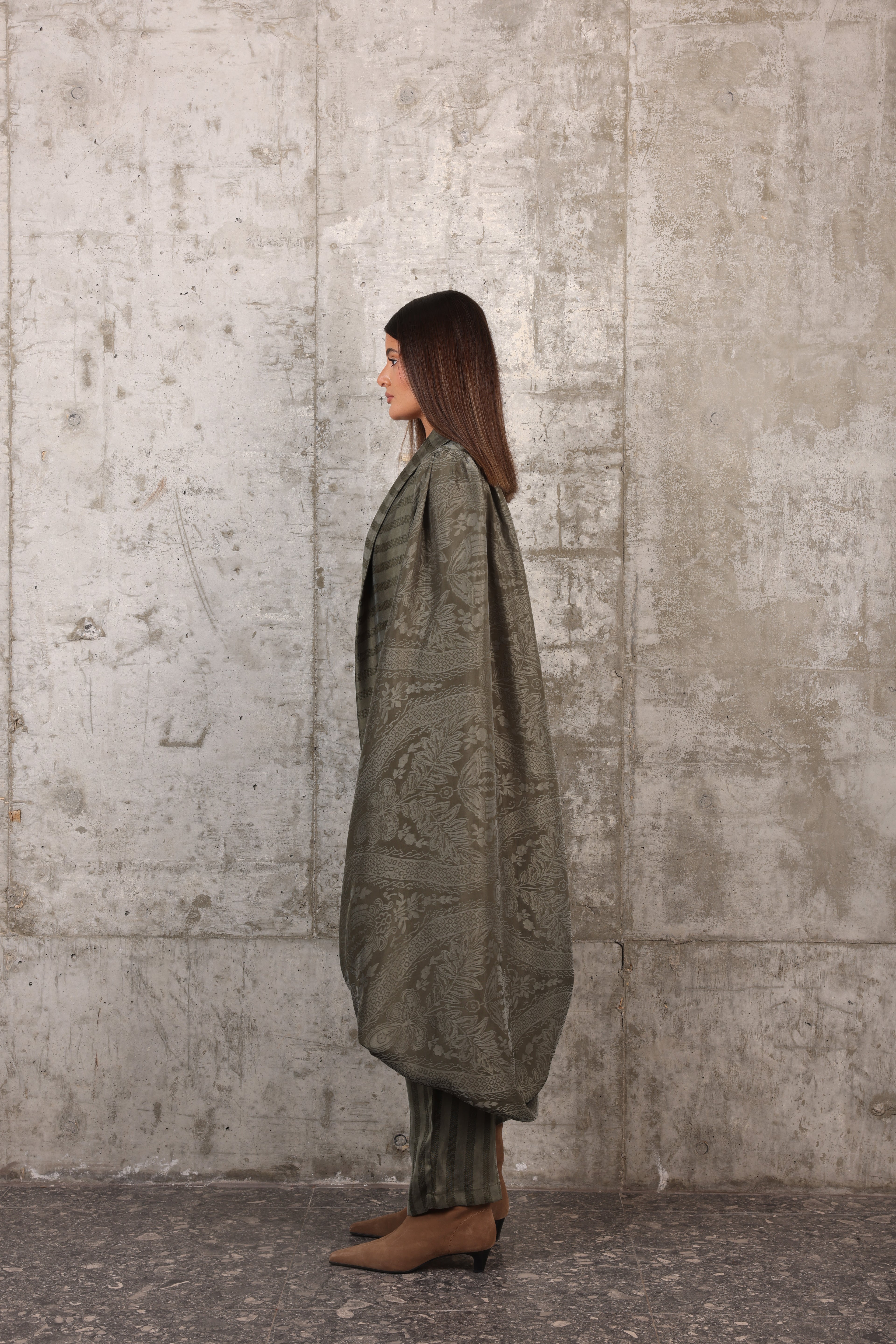 QMR- 016 green stripes