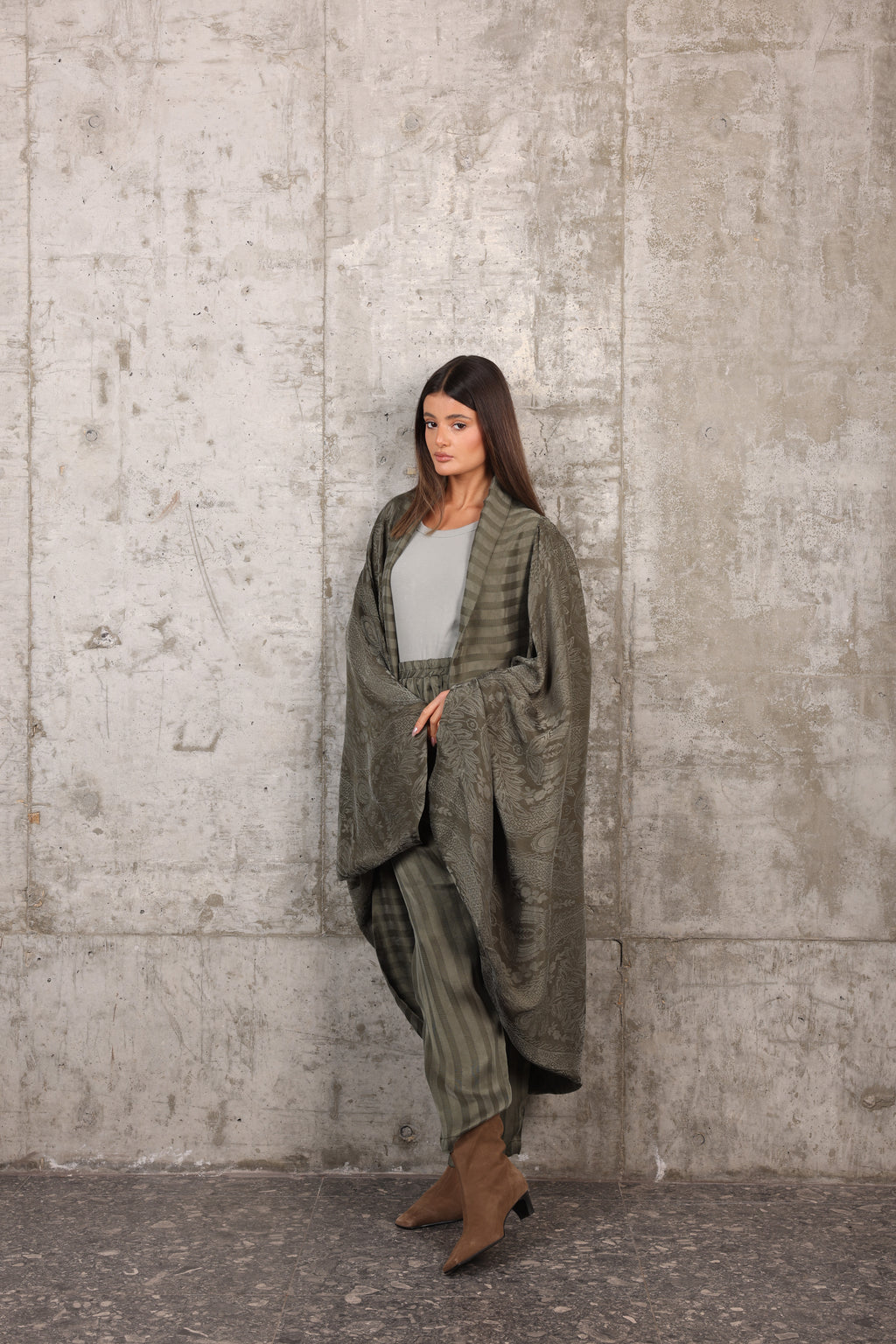 QMR- 016 green stripes