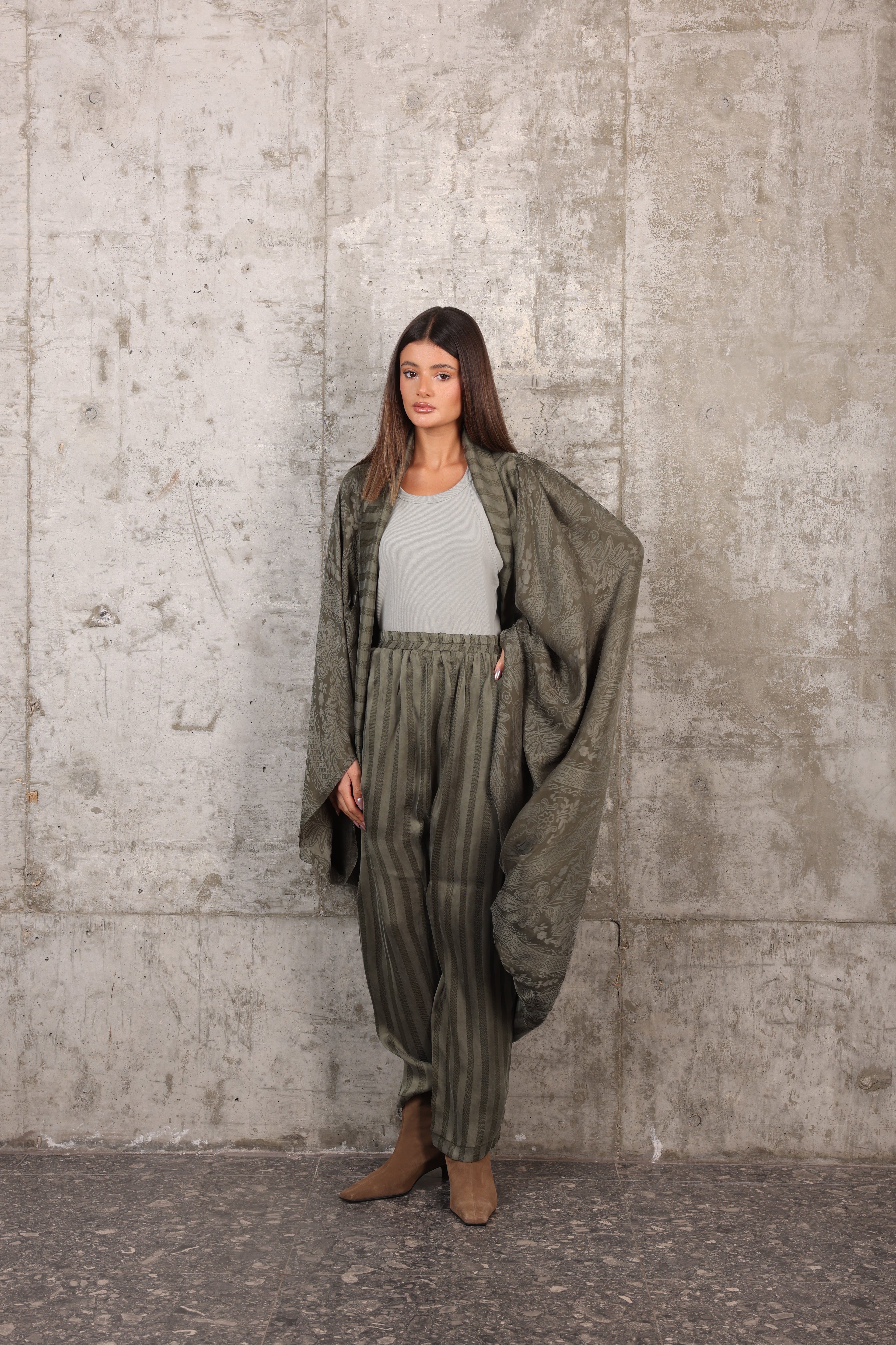 QMR- 016 green stripes