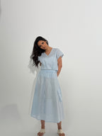 Top and skirt linen set