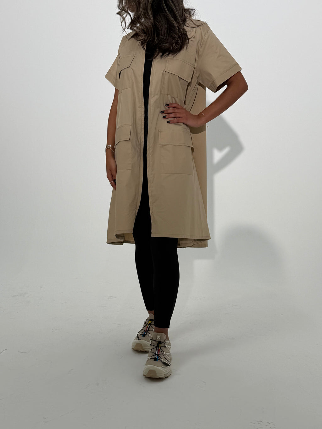 Short sleeve coverup shirt